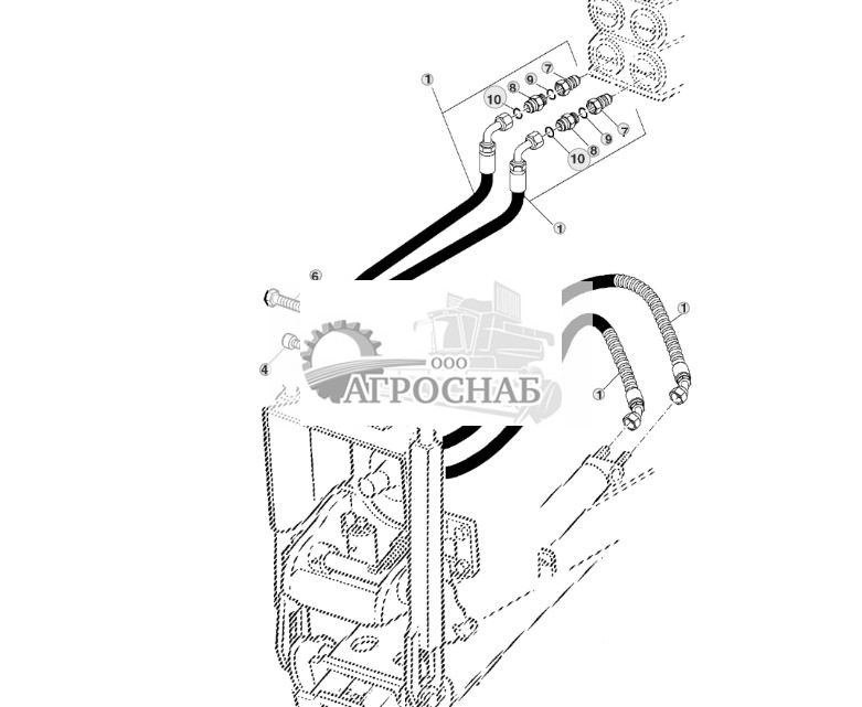 Автосцепка, гидравлические шланги - ST75374 660.jpg